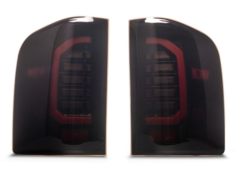 Raxiom 07-14 Chevrolet Silverado 1500 Axial Series LED Tail Lights- Black Housing (Smoked Lens)
