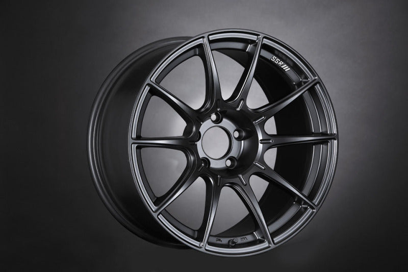 SSR GTX01 17x9 5x114.3 38mm Offset Flat Black Wheel