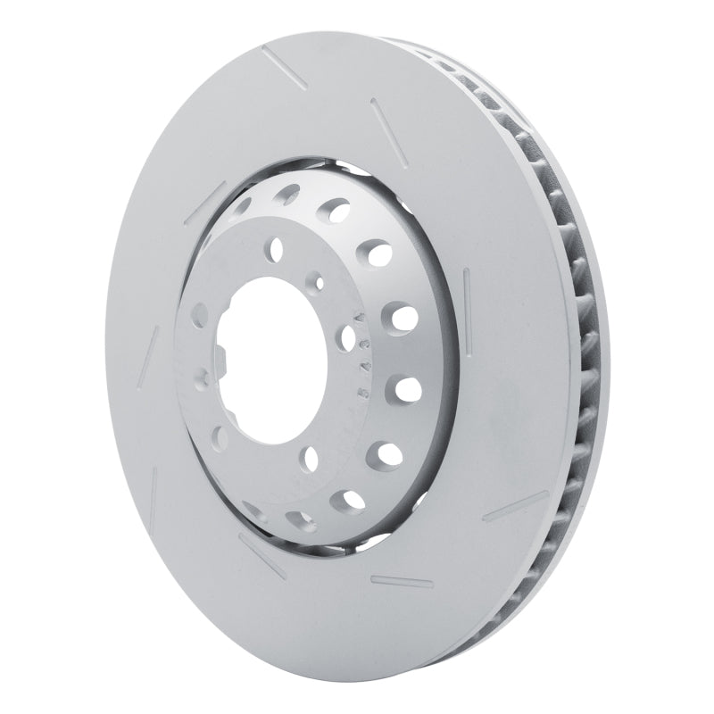 R1 10-16 Porsche Panamera Left Front Slotted Carbon Alloy GeoMET Rotor