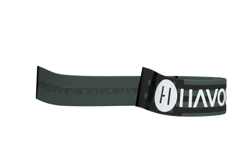 Havoc Racing Goggle Strap Black Flag