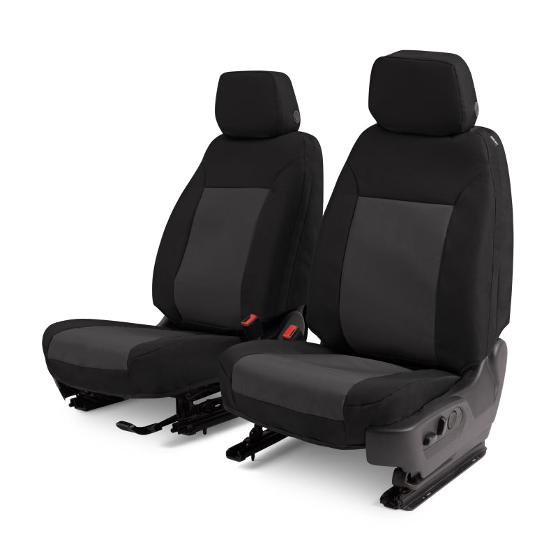 Covercraft 19-24 Dodge Ram 2500 Endura PrecisionFit Custom Front Row Seat Covers - Blk/Charcoal
