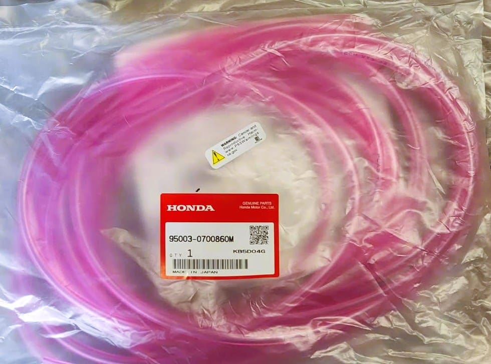 OEM Honda Pink Vinyl Bulk Hose (4X7X8000) image 0