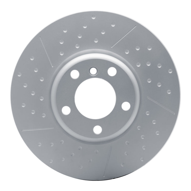 R1 12-21 BMW 230I xDrive Front Carbon Alloy GeoMET Dimpled & Slotted Rotor