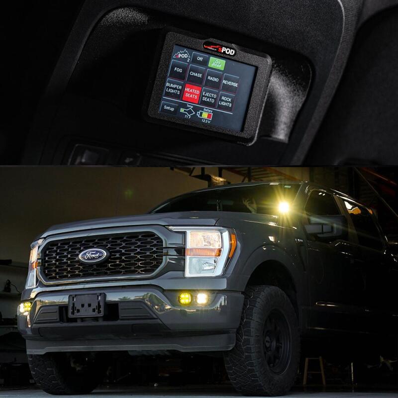 sPOD Ford 2021-On F-150 Touchscreen BantamX Vehicle Kit