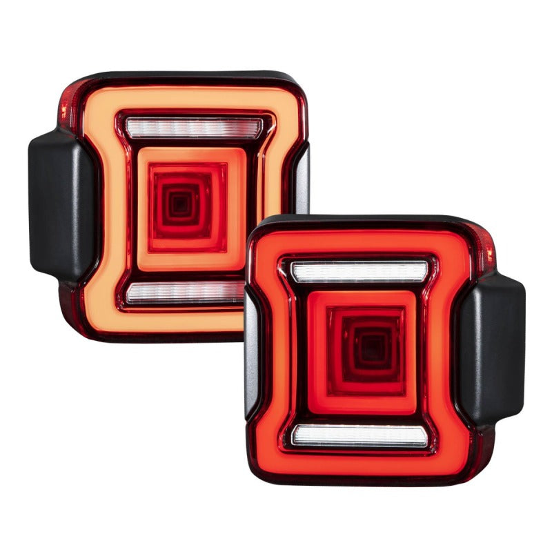 Form Lighting 2018-2023 Jeep Wrangler LED Tail Lights Smoke (Pair)