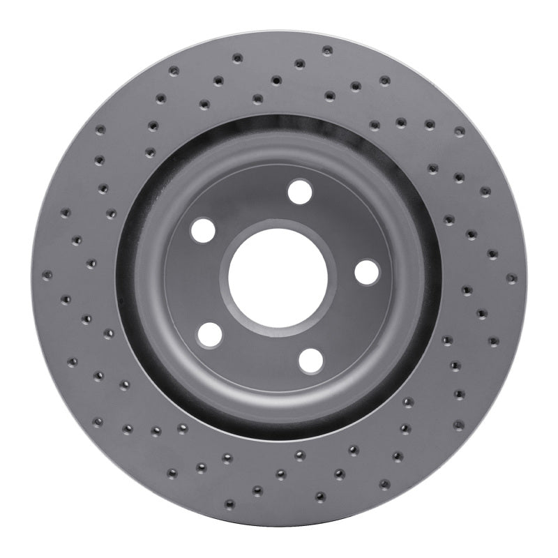DFC 08-09 Pontiac G8 Front Right Drilled Geoperformance Rotor