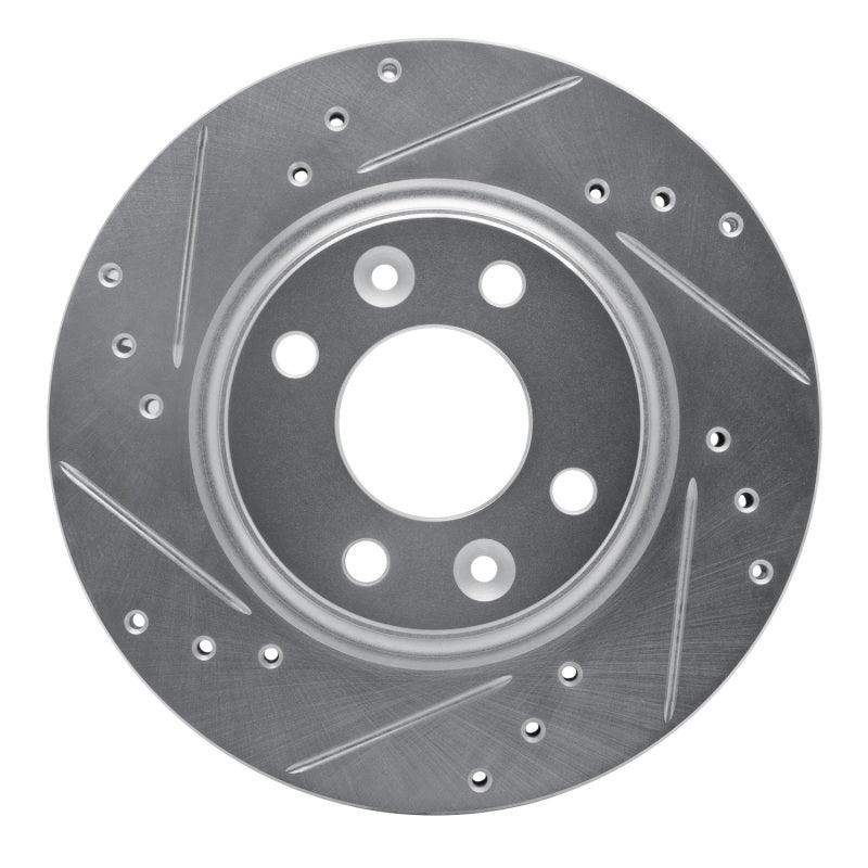 DFC 15-19 Renault Logan (Mexico) Front Left Drilled & Slotted Silver Brake Rotor