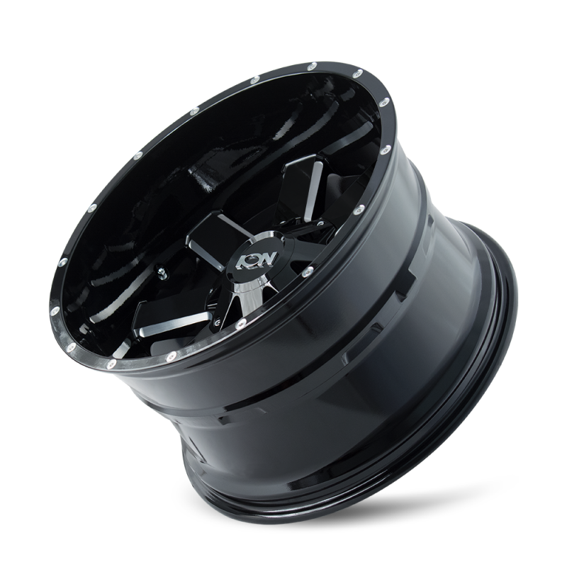 ION 141 20x9 / 8x165.1 BP / 18mm Offset / 130.8mm Hub Gloss Black Milled Wheel