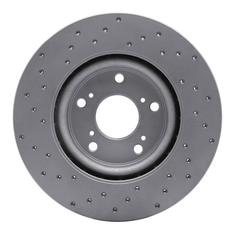 DFC 12-16 Honda Cr-V Front Right Drilled Geoperformance Rotor