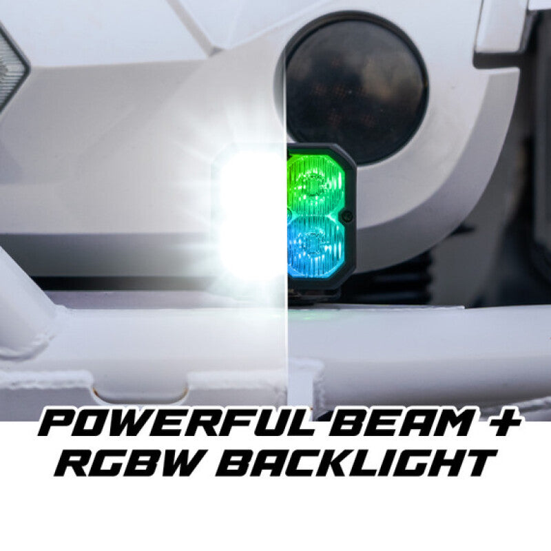 XKGlow XKmax RGBW Addressable Cube Light Kit - Spot Beam