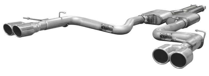 aFe MACHForce XP Exhausts Cat-Back SS-409 EXH CB Toyota Tacoma 05-13 V6-4.0L (Blk Tip)