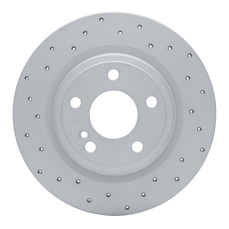 DFC 12-20 Mercedes-Benz Slk300 Rear Left Drilled Geoperformance Rotor