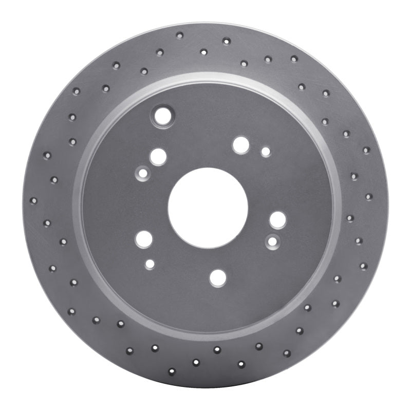 DFC 02-04 Honda Odyssey Rear Left Drilled Geoperformance Rotor