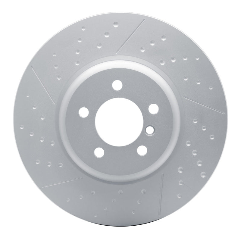 R1 13-20 BMW 335I xDrive Front Carbon Alloy GeoMET Dimpled & Slotted Rotor