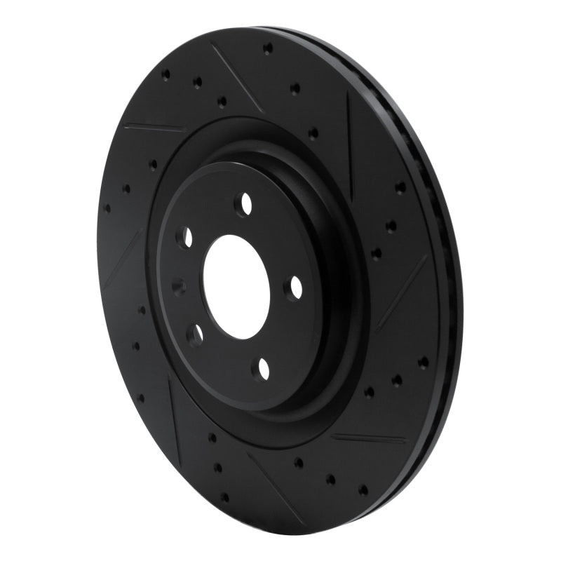 DFC 08-25 Audi SQ5 Sportback Rear Right Drilled & Slotted Black Brake Rotor