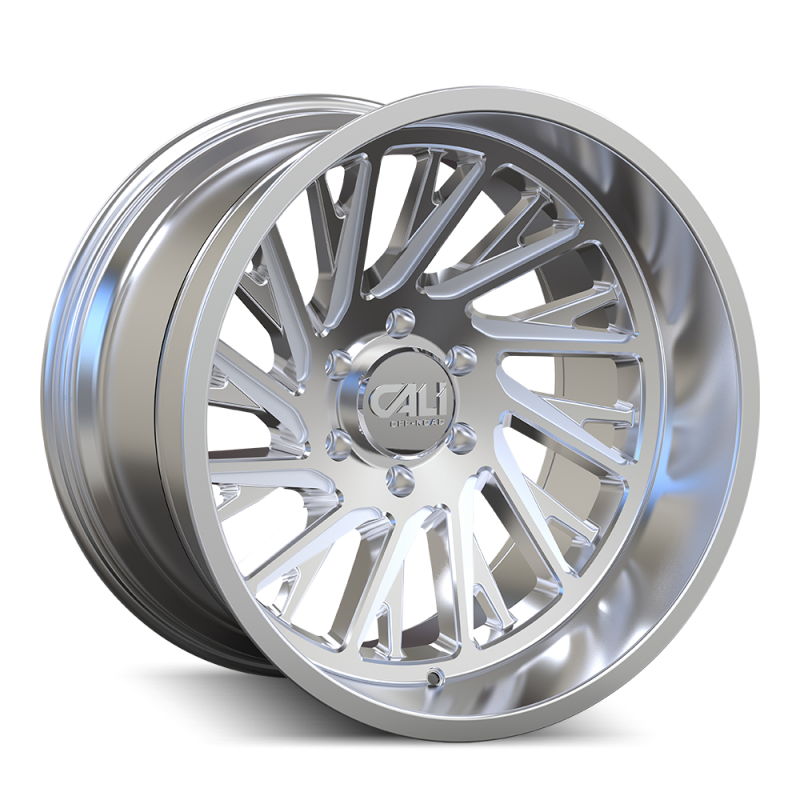 Cali Off-Road 9114 Purge 20x12 / 8x170 BP / -51mm Offset / 125.2mm Hub Polished Wheel