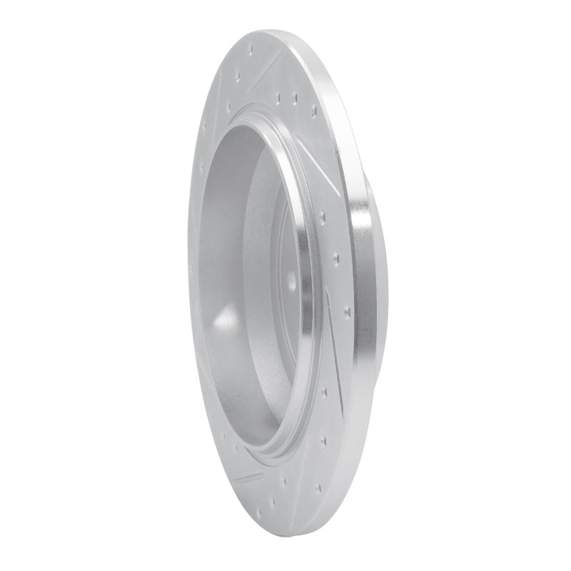R1 06-12 Mercedes-Benz ML350 Rear Right Drilled & Slotted Silver Brake Rotor