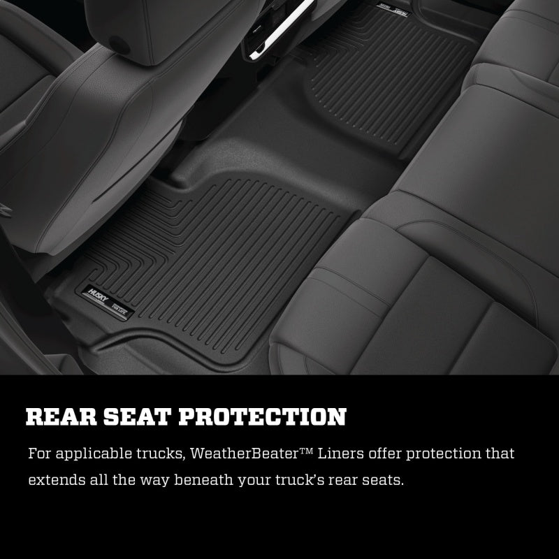 Husky Liners 20-25 Mazda CX-30 AWD Weatherbeater Front & 2nd Seat Floorliner (4pc Set) - Blk