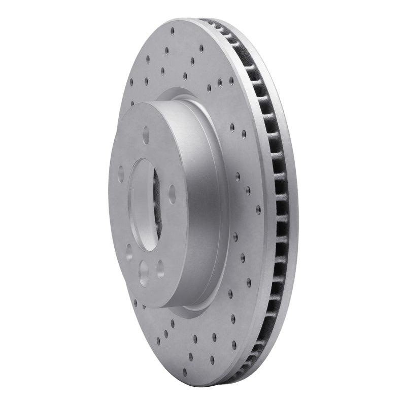 DFC 05-07 Land Rover LR3 Front Right Drilled Geoperformance Rotor