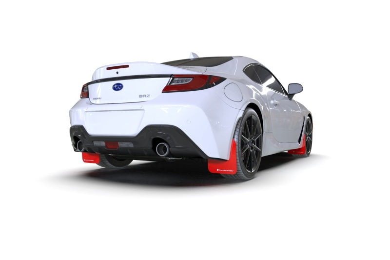 Rally Armor 22-26 Subaru BRZ / Toyota GR86 Red UR Mud Flap w/White Logo