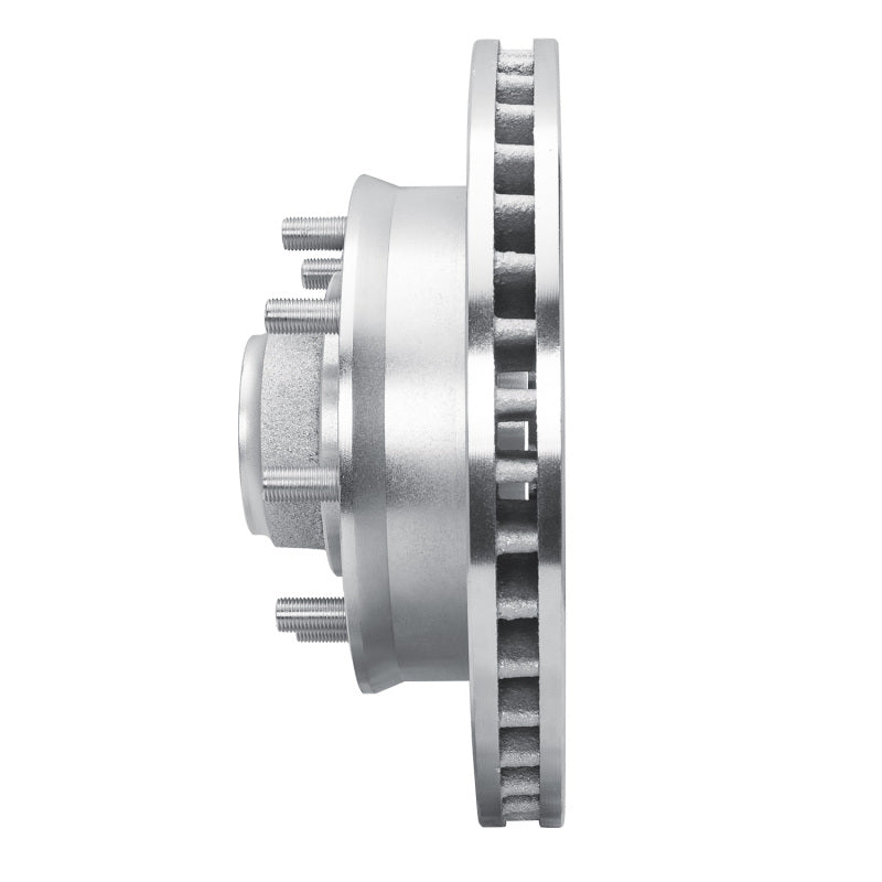 DFC 88-96 Chevrolet C3500 Front Right Drilled & Slotted Silver Brake Rotor