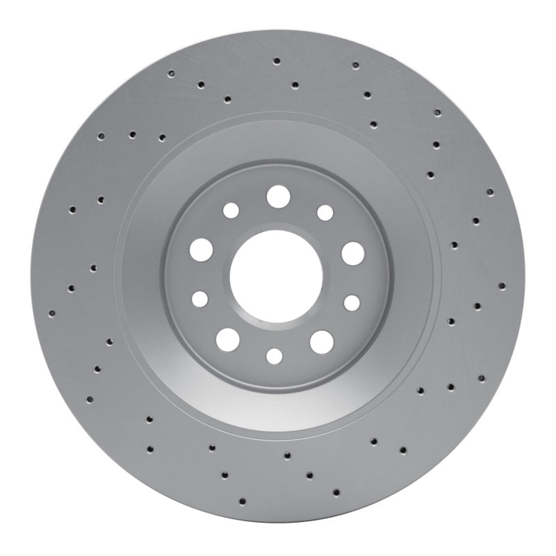 R1 17-24 Maserati LeVante Rear Drilled GeoSPEC Coated Rotor