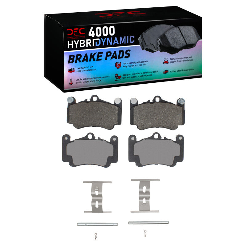 DFC 99-12 Porsche 911 Front 4000 HybriDynamic Brake Pads and Hardware Kit