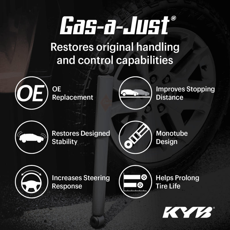 KYB Shocks & Struts Gas-A-Just Front Left 13-20 Lexus GS350 - RWD with Adaptive Suspension