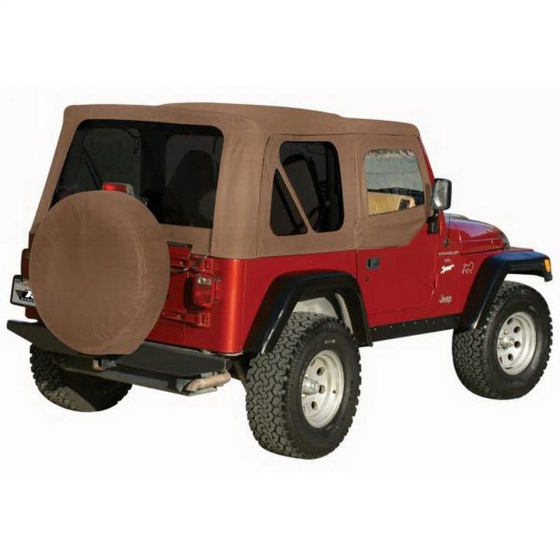 Rampage 1997-2006 Jeep Wrangler(TJ) OEM Replacement Top - Military Khaki (Dark Green)