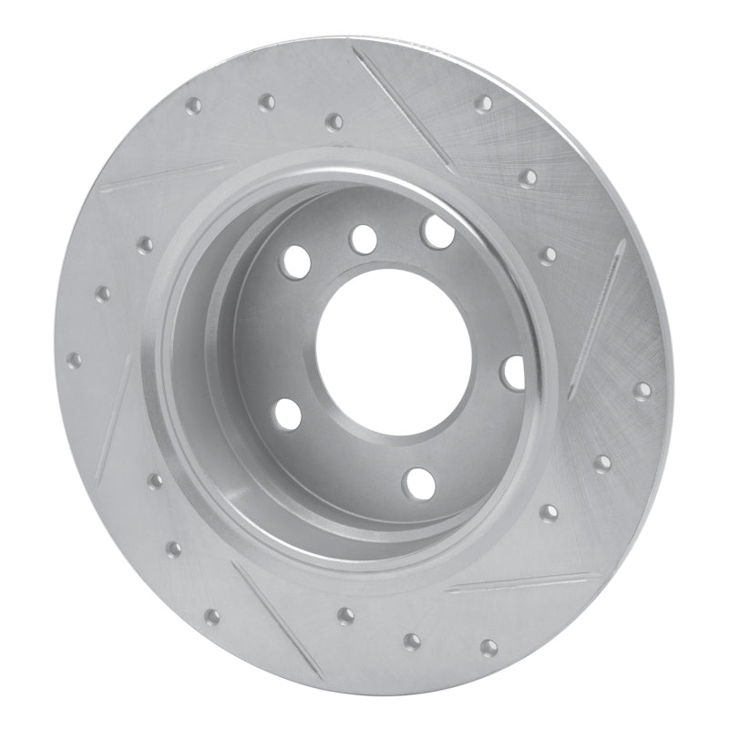 DFC 91-99 BMW 328is Rear Left Drilled & Slotted Silver Brake Rotor