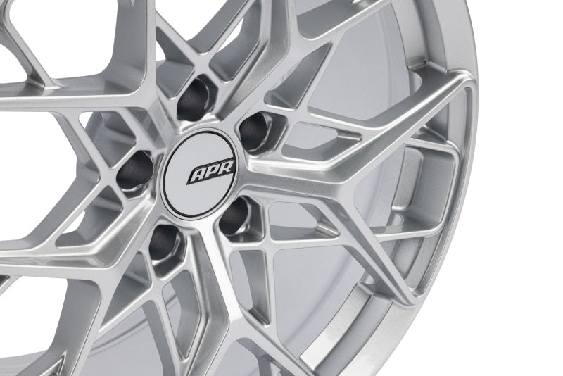APR A02 Flow Formed - 19x8.5 - 5x112 - ET45 - 66.5mm Center Bore - Hyper Silver Wheel