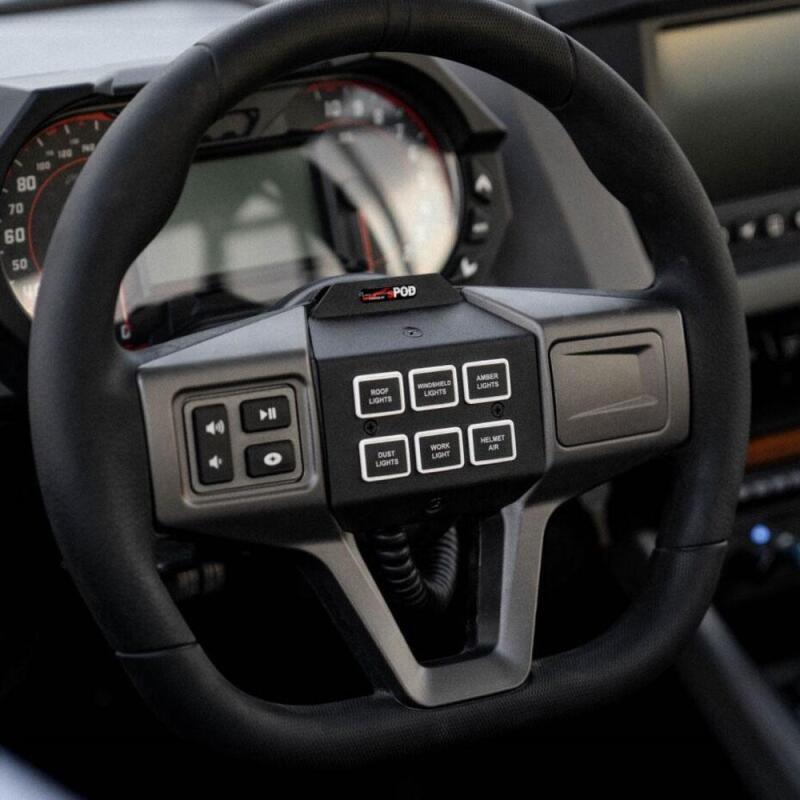 sPOD 22-24 Polaris RZR SourceLT/Mini6 Steering Wheel Mount Kit