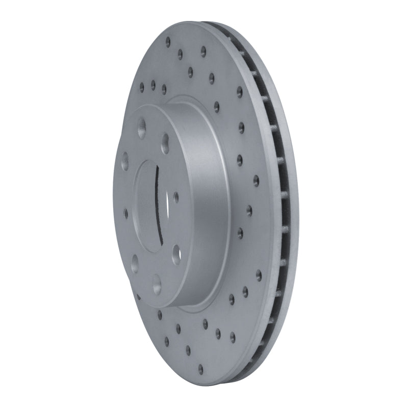 DFC 86-91 Acura Integra Front Right Drilled Geoperformance Rotor