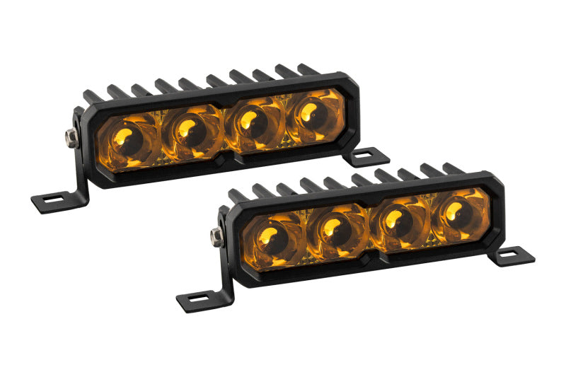 Diode Dynamics SS6 Pro Yellow Spot Standard ABL (pair) 3000K