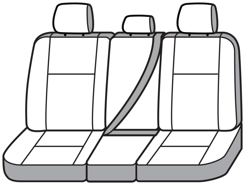 Covercraft 21-24 Ford F150 Endura PrecisionFit Custom Front Row Seat Covers - Silver/Silver