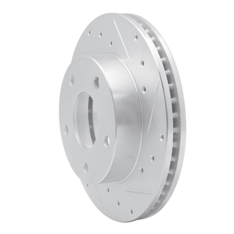 DFC 82-88 Chevrolet Camaro Rear Right Drilled & Slotted Silver Brake Rotor