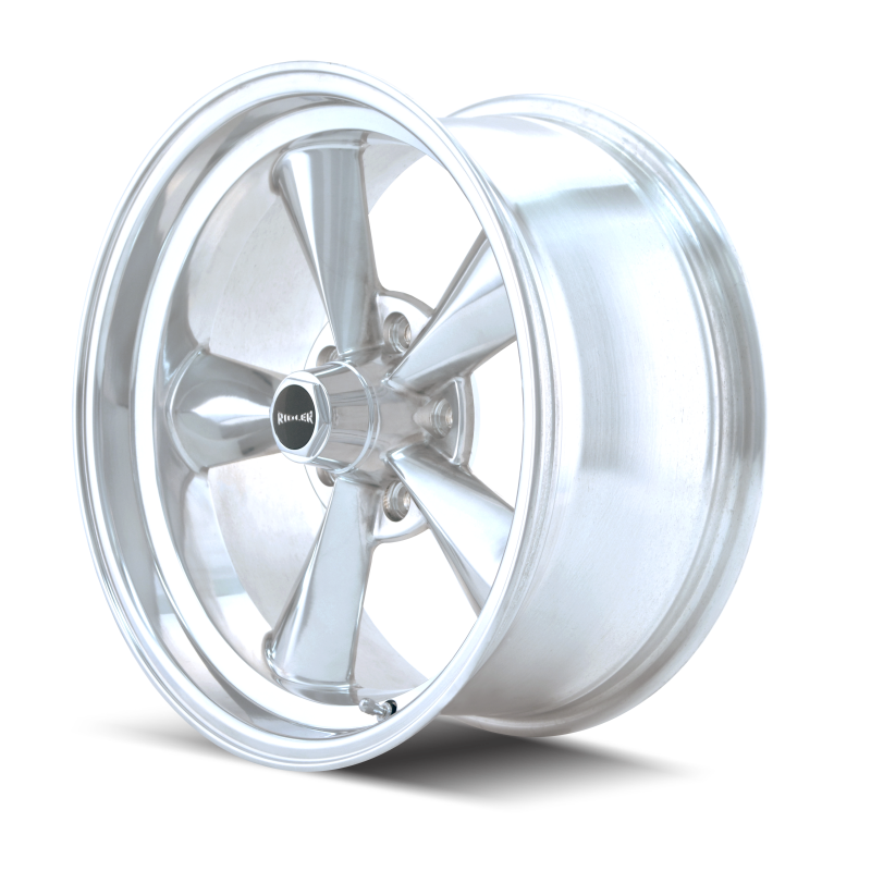 Ridler 675 15x7 / 5x114.3 BP / 0mm Offset / 83.82mm Hub Polished Wheel