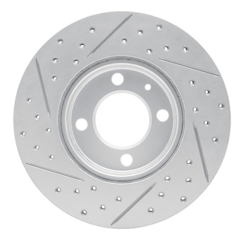 R1 86-8 Volkswagen Derby (Mexico) Front Right Drilled & Slotted Geo-Carbon Rotor
