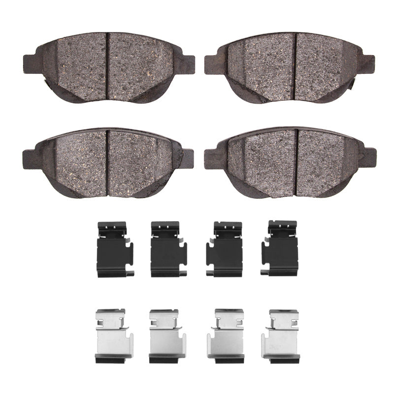 DFC 12-19 Fiat 500 (USA/Canada) Front 4000 HybriDynamic Brake Pads and Hardware Kit
