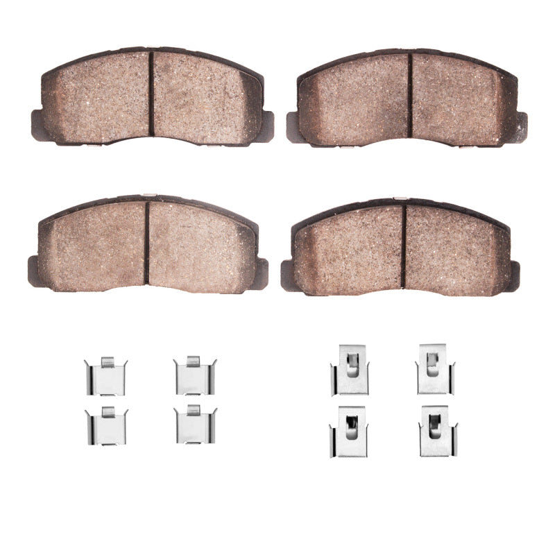 DFC 84-91 Dodge Colt Front 4000 HybriDynamic Brake Pads and Hardware Kit