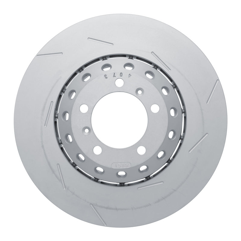 R1 10-16 Porsche Panamera Right Front Slotted Carbon Alloy GeoMET Rotor
