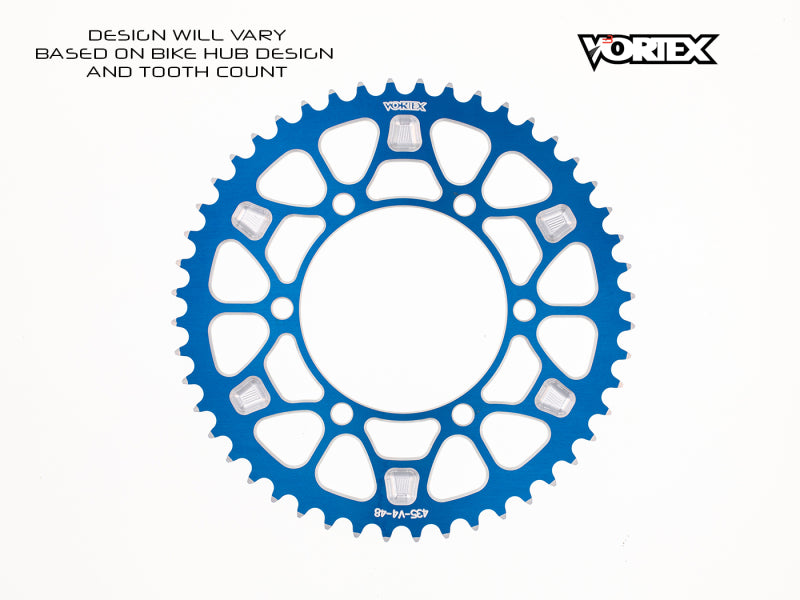 Vortex Racing V4 42 Tooth 530 Rear Sprocket - Blue