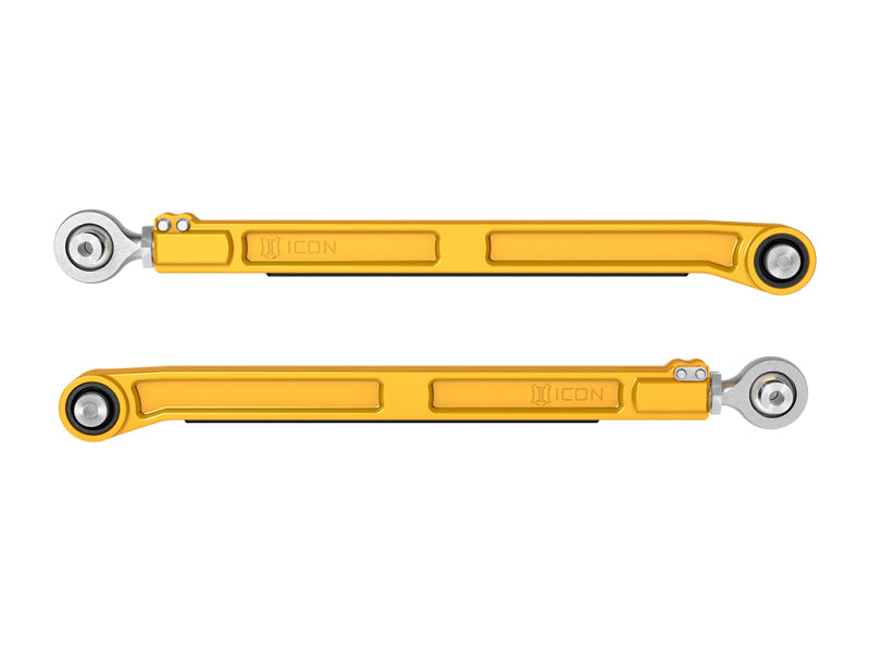ICON 24-26 Toyota LC250 / GX550 / 25-26 4Runner Billet Rear Lower Link Kit - Gold Anodizing
