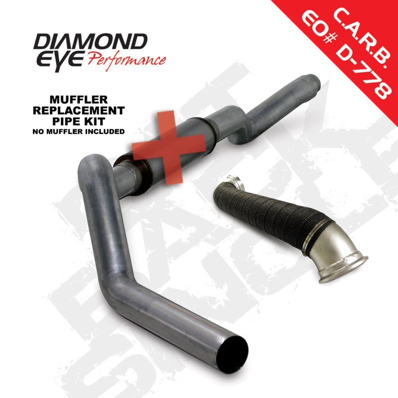 Diamond Eye KIT 5in Catback MRP Single w/ TDP SS 06-07 Chevy/GMC 6.6L Duramax 2500/3500