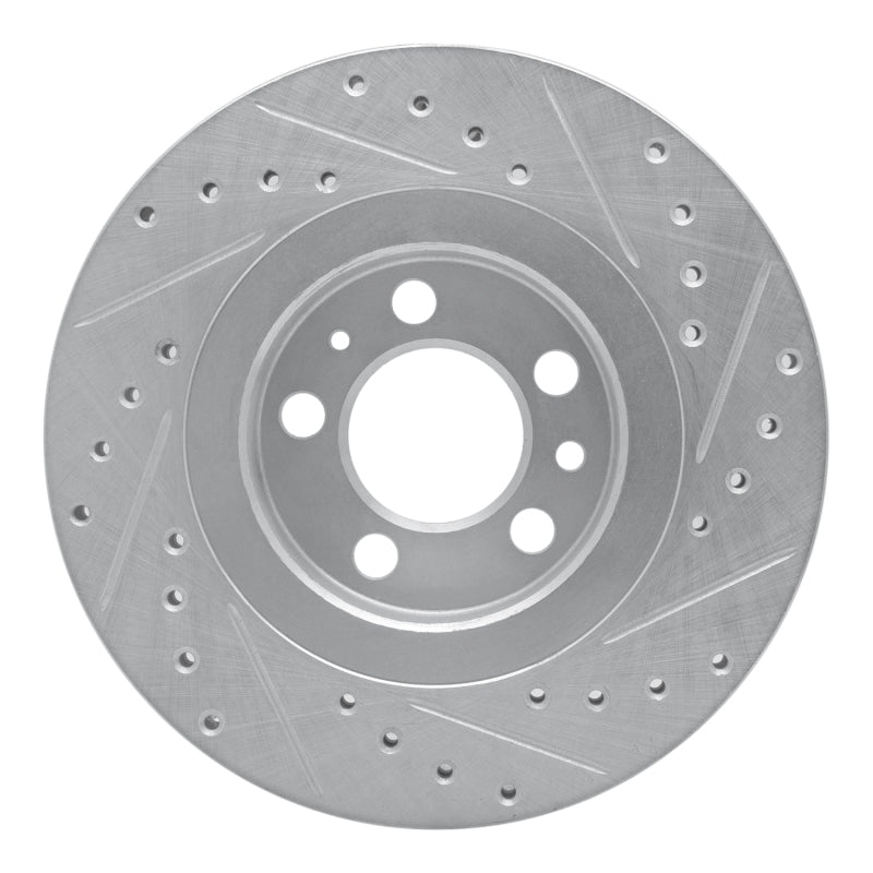 DFC 98-15 Volkswagen Jetta Wagon/Jetta Sedan Front Left Drilled & Slotted Silver Brake Rotor