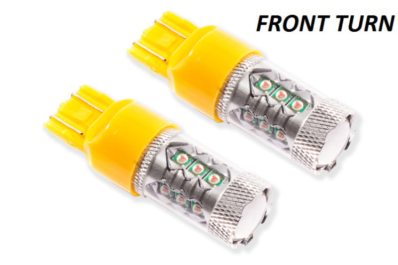 Diode Dynamics 7443 LED Bulb HP24 LED - Cool - White Switchback (Pair)