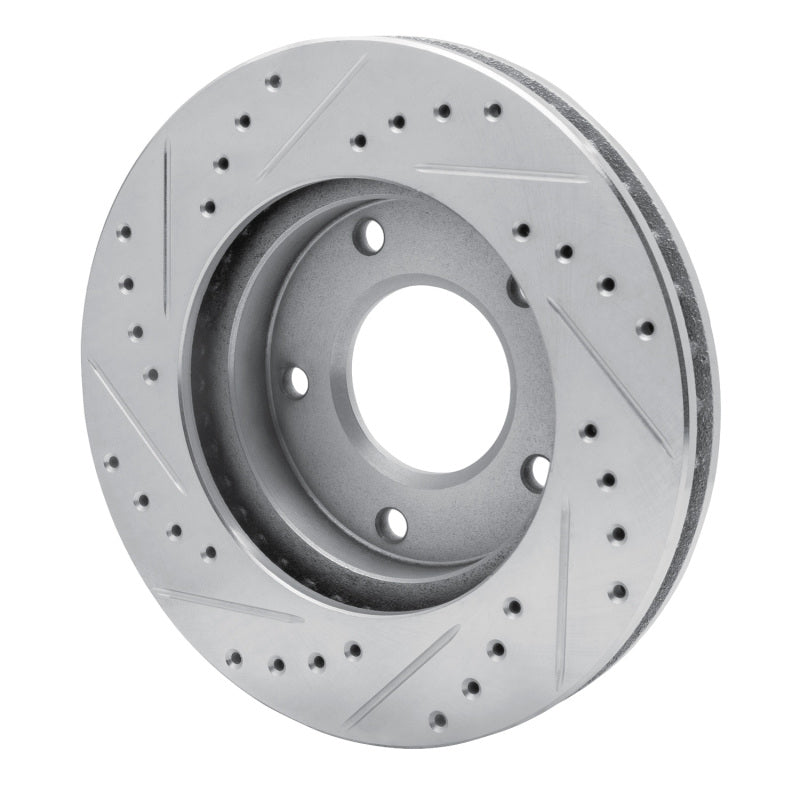 R1 69-78 Cadillac Eldorado Front Right Rear Right Drilled & Slotted Silver Brake Rotor