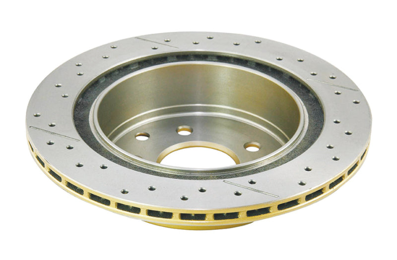 DBA 03-24 Infiniti G35 Standard Brakes Rear Street Series Drilled & Slotted Rotor w/Gold Hat
