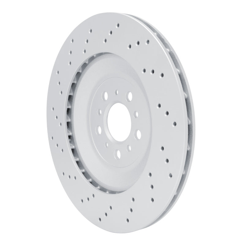 R1 21-25 BMW M3 Right Rear Drilled GeoSPEC Coated Rotor