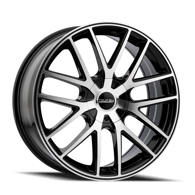 Touren 3260 TR60 20x8.5 / 5x110/115 BP / 40mm Offset / 72.62mm Hub Gloss Black Machined Wheel